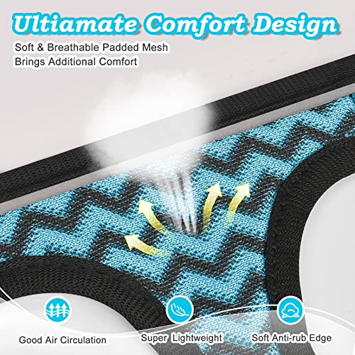 Cat Harness and Leash Escape Proof,Adjustable Soft Mesh Kitten Vest Harness for Walking Reflective Pet Harness for Cat Small Dogs Puppy - Image 3