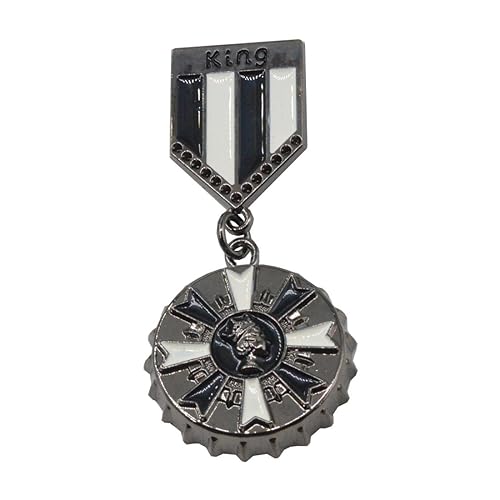 Sullery King Medal Medal Brooch Pin Badge Lapel Pin Multicolor Zinc Alloy Brooch For Men Women