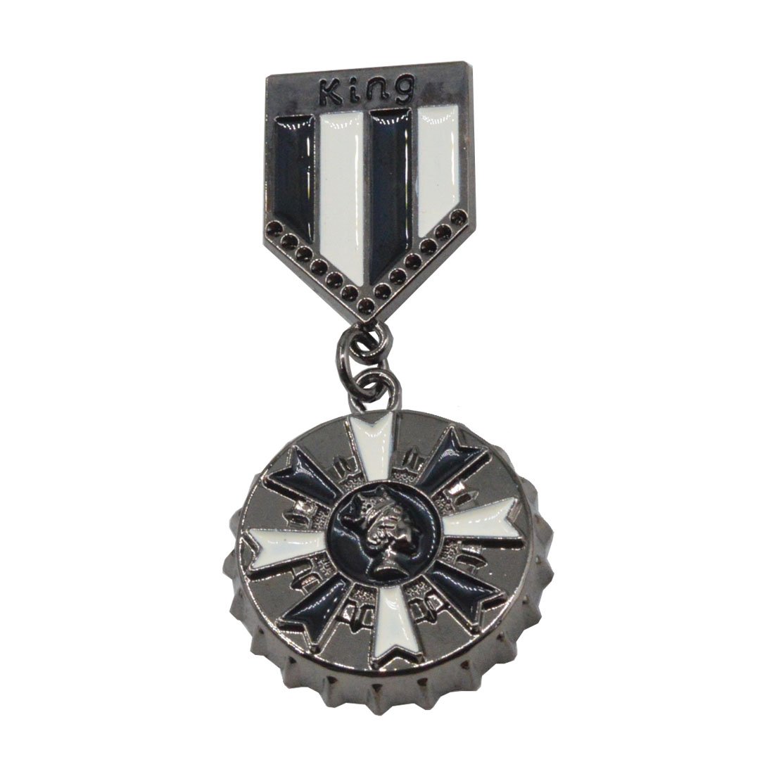 sullery King Medal Medal Brooch Pin Badge Lapel Pin Multicolor Zinc Alloy Brooch For Men Women-picture-15