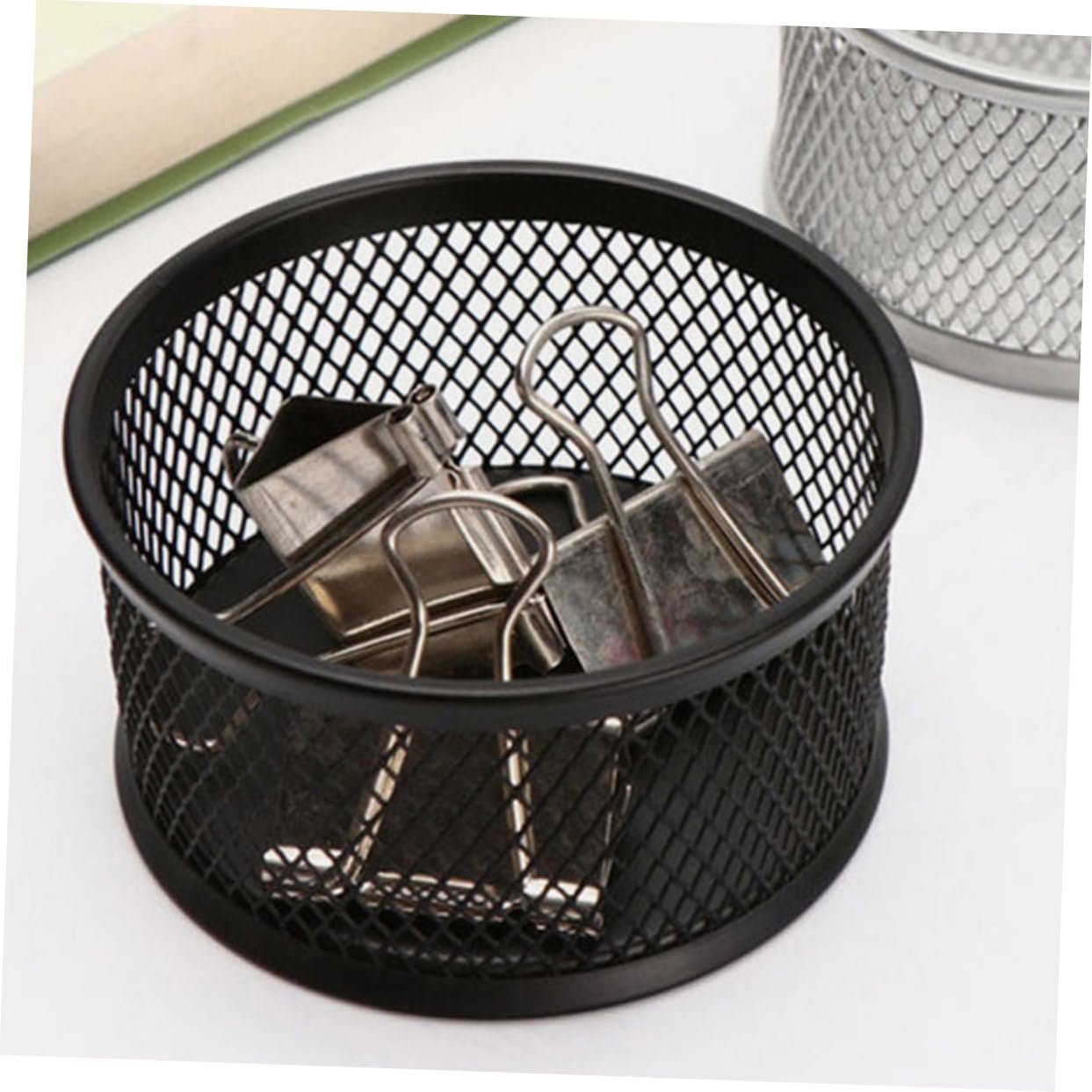 Levemolo Office Accessories Containers for Paper Clips Reliable Wear-resistant Storage Holder