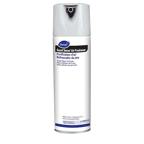 Diversey Good Sense - Ambientador resistente sin humo, floral, aerosol de 12.5 onzas, 6 por caja