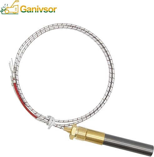 Miniatura 2 de Ganivsor Generadores de termopila de 24 pulgadas, termopila Q313A de 750 milivoltios para calentador de agua a gas, chimenea, freidora de gas,