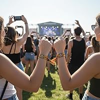 Vista 8 de Pulseras de tela personalizadas, 30/100/5000 piezas de sublimación impresa de satén personalizado pulsera de eventos de color, pulsera a granel