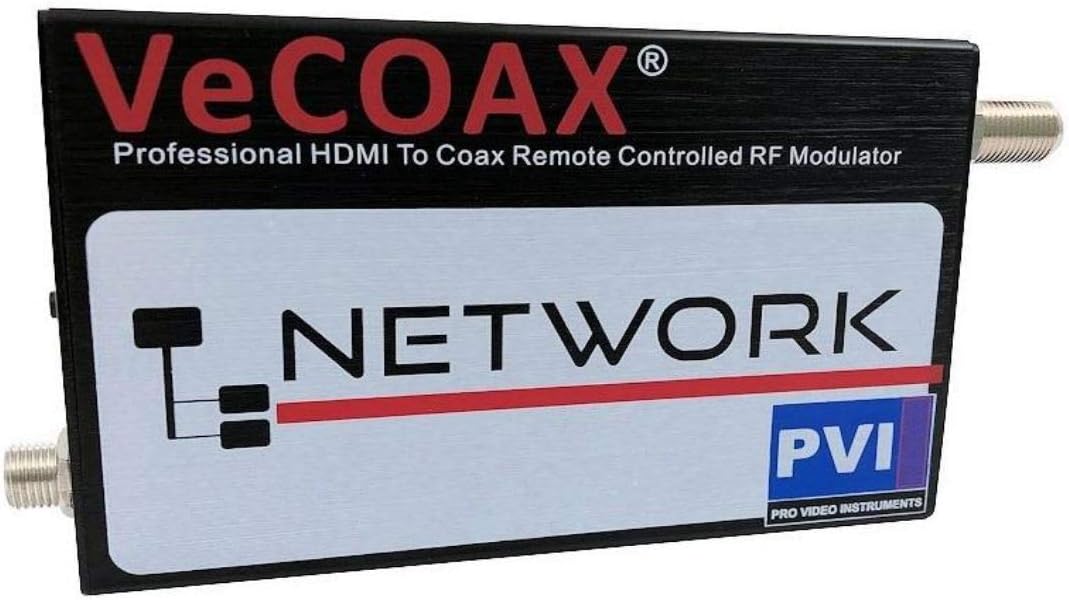 VECOAX Network | Professional HDMI to Coax Remote Controlled RF Modulator