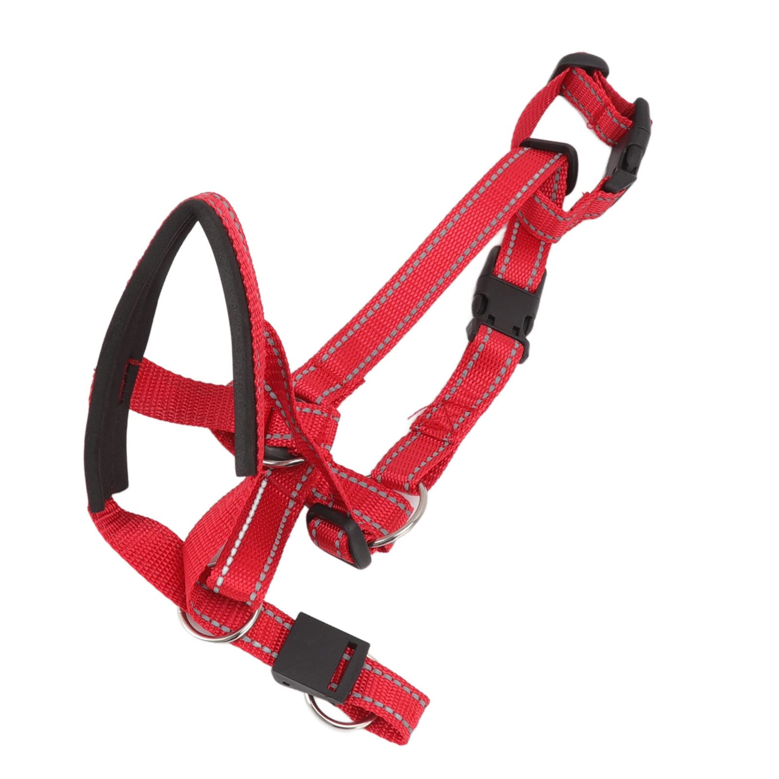 Generic Dog Harness Medium Sized Dog, No Pull Collar Head Harness Head Collar Halter Mouth Cover (L size)
