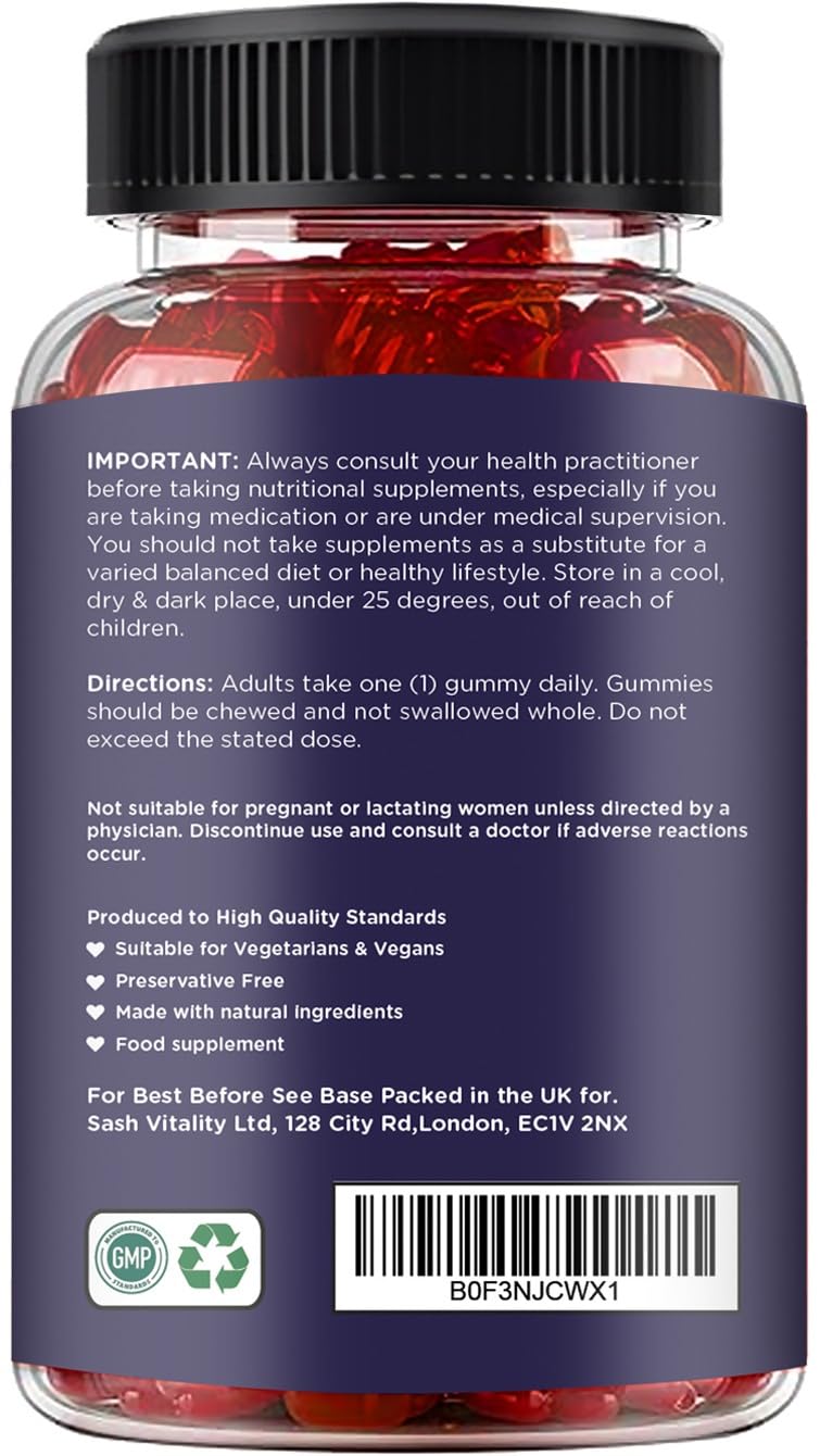 Sash Vitality Leberpflege & Detox Gummiess