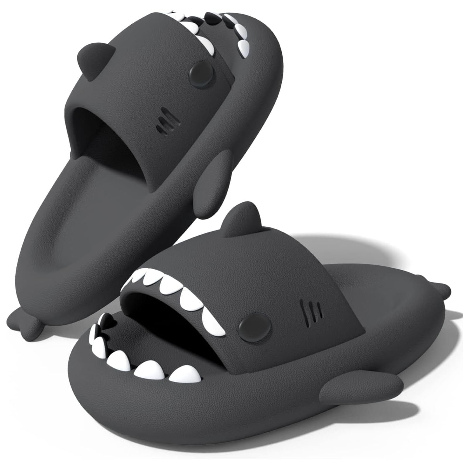Shark Sildes Slippers Kinder Hai Hausschuhe Jungen Mädchen Badeschuhe | EVA, Rutschfest, Bequem, Weich, Cozy, Dusch, Strand