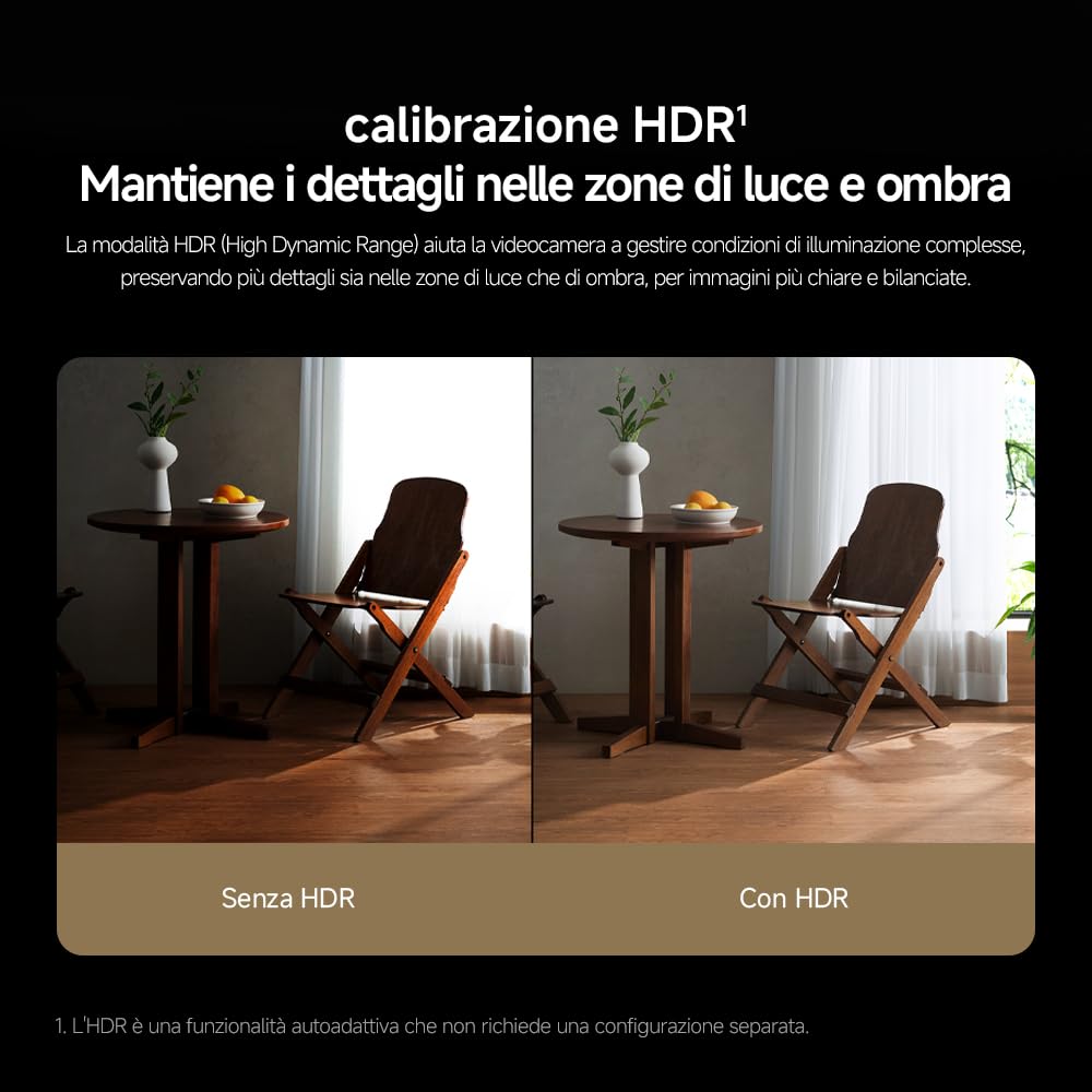 Xiaomi Smart Camera C701 (Videocamera di sorveglianza), 4K Ultra HD, visione a 360°, conversazione bidirezionale, visione notturna a infrarossi, Wi-Fi 6 dual-band