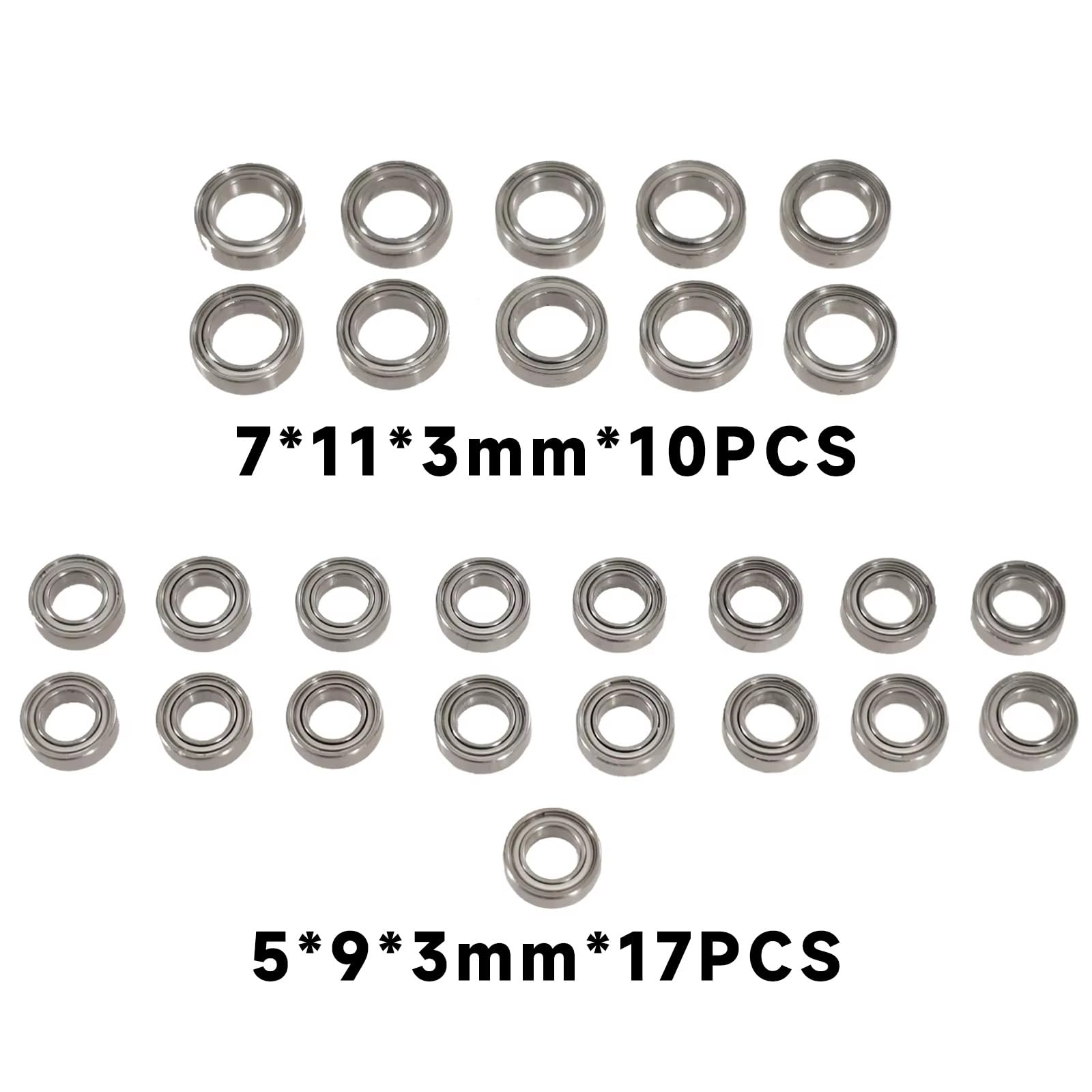 Rc Abgedichtete Lager 10 Stück 623ZZ 3x10x4mm Stahlkugellager Abgedichtet Metrisch Passend Für Skateboards Inlineskates Und Scooter