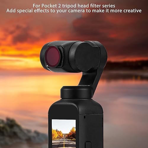 Miniatura 3 de Filtro ND para DJI Osmo Pocket 2, cámara de bolsillo de succión magnética Aleación de aluminio Vidrio óptico Nano Revestimiento ND Filtro