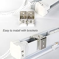 Vista 3 de Persianas venecianas de aluminio para ventanas, persianas horizontales opacas para ventanas, ajuste de luz, persianas de ventana de baño, fáciles