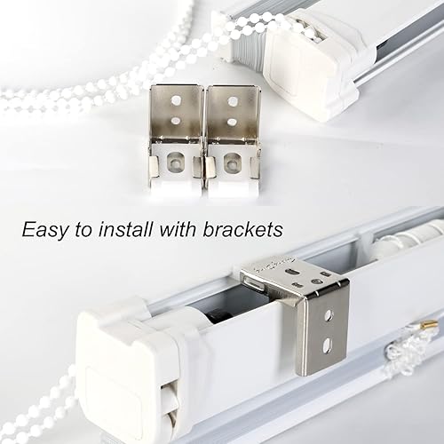 Miniatura 3 de Persianas venecianas de aluminio para ventanas, persianas horizontales opacas para ventanas, ajuste de luz, persianas de ventana de baño, fáciles de