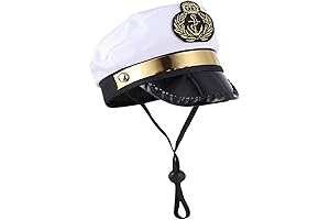 Soochat Pet Captain's Hat Dog Costume: Navigate the Seven Seas in Style