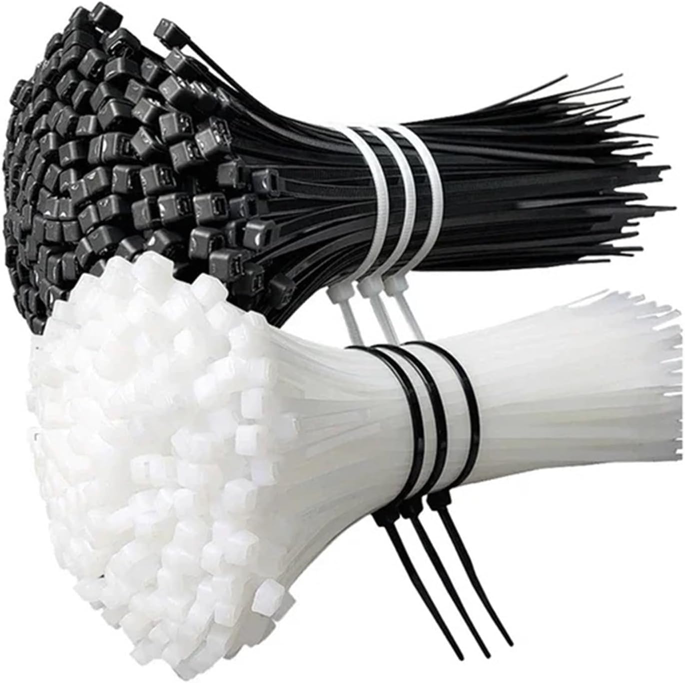Rlibbaoyi Mixed- 200Pcs Nylon Self-Locking Cable Ties