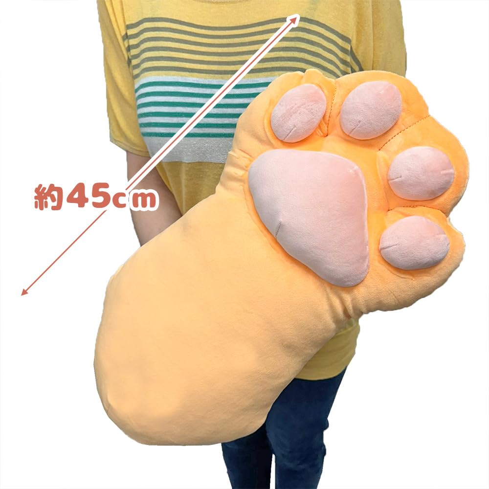 Amazon.co.jp: もっちり ねこのて BIGぬいぐるみ クッション 猫 猫の手