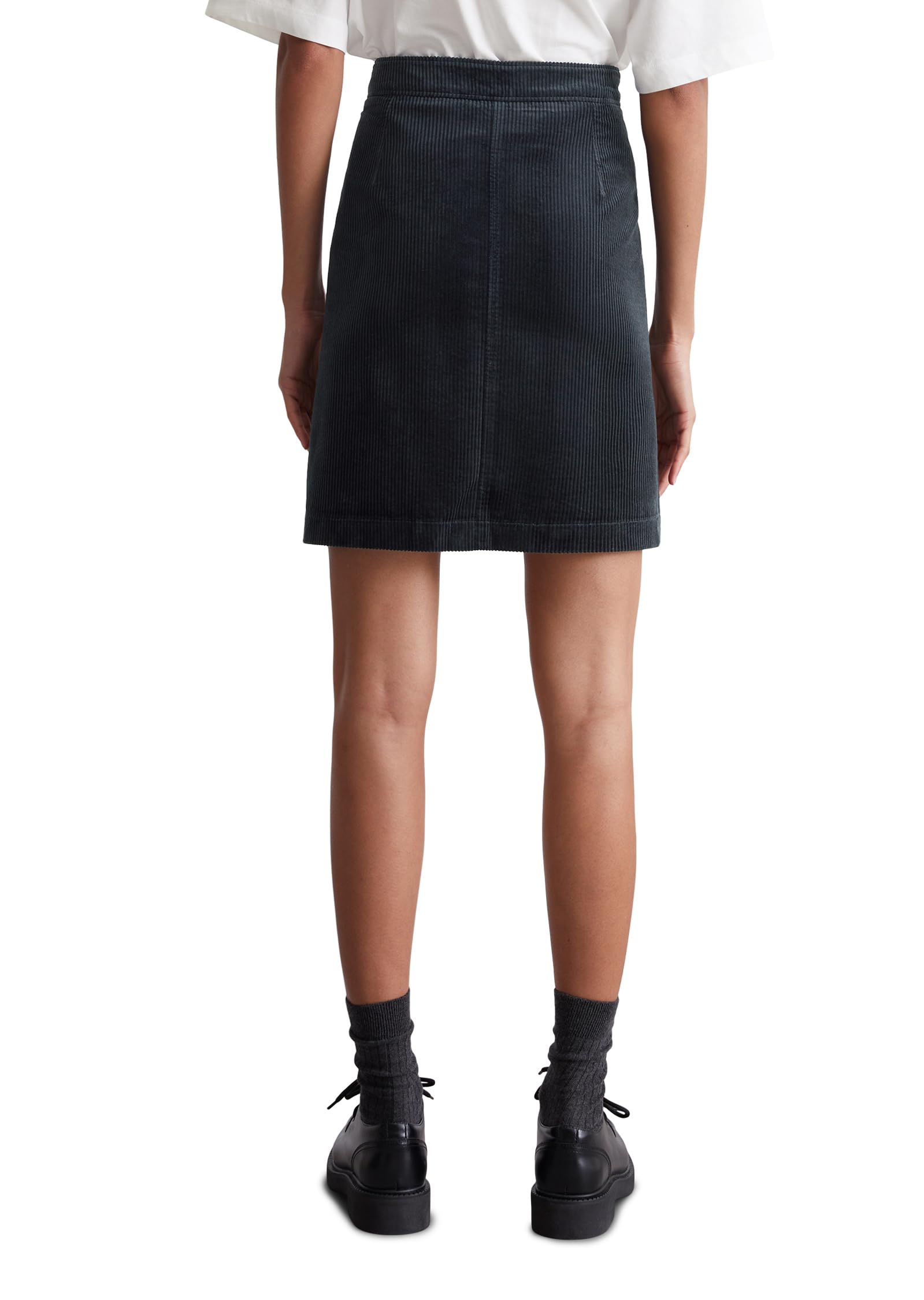 Marc O'Polo Damen Minirock aus Cord High Waist