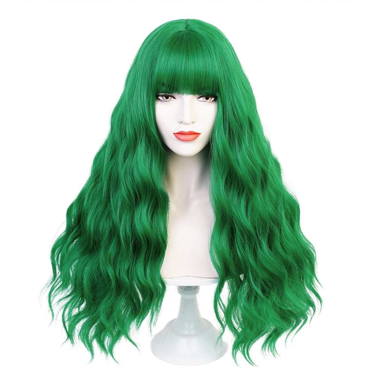 Parrucca Lungo Riccio Ondulato Multicolore Da Principessa Con - Foto 7