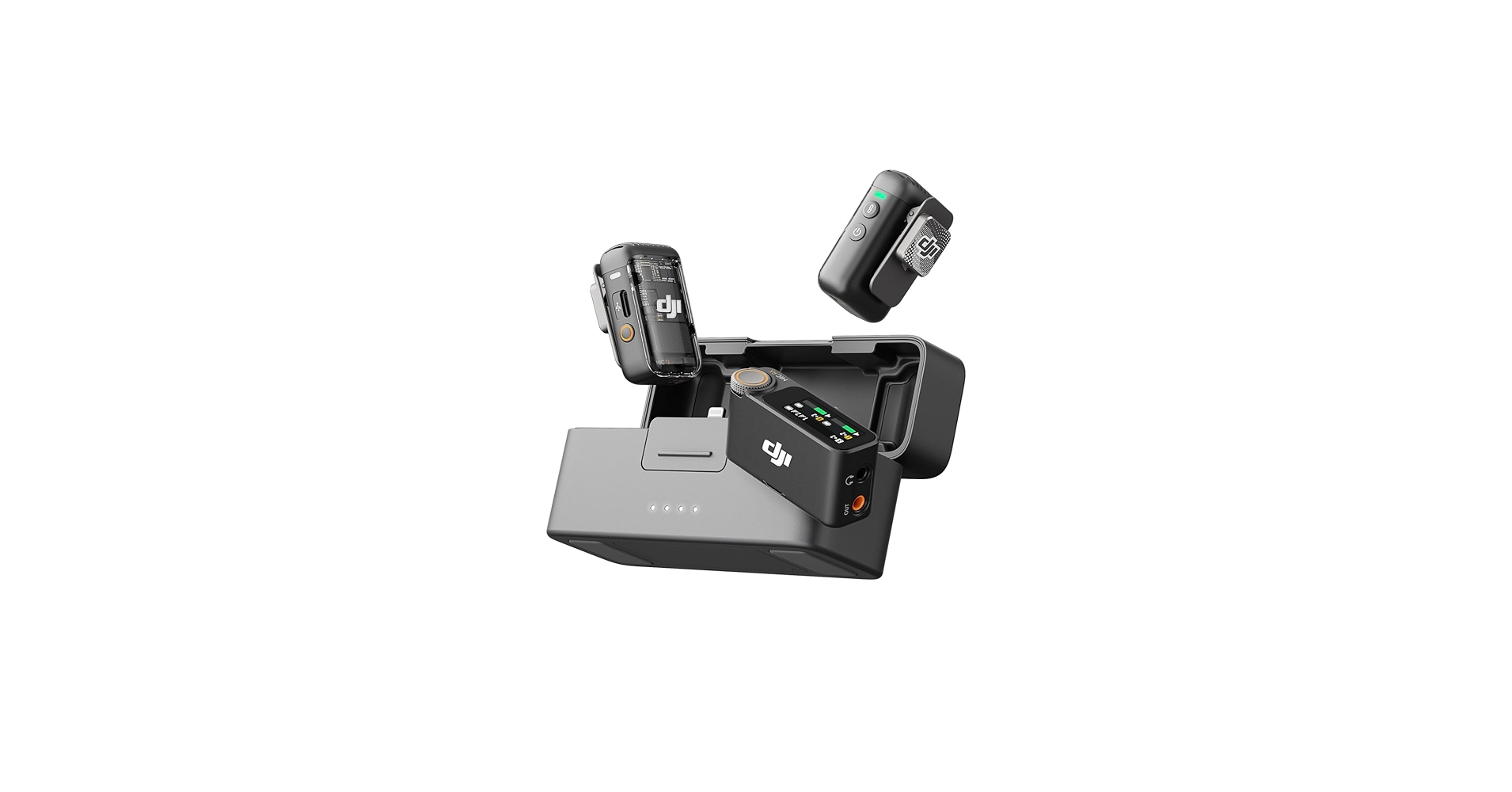 新品DJI MIC 2 ワイヤレスマイクロフォン DJI ピンマイク ワイヤレス 無線 風防 DJI MIC 2 エントリー