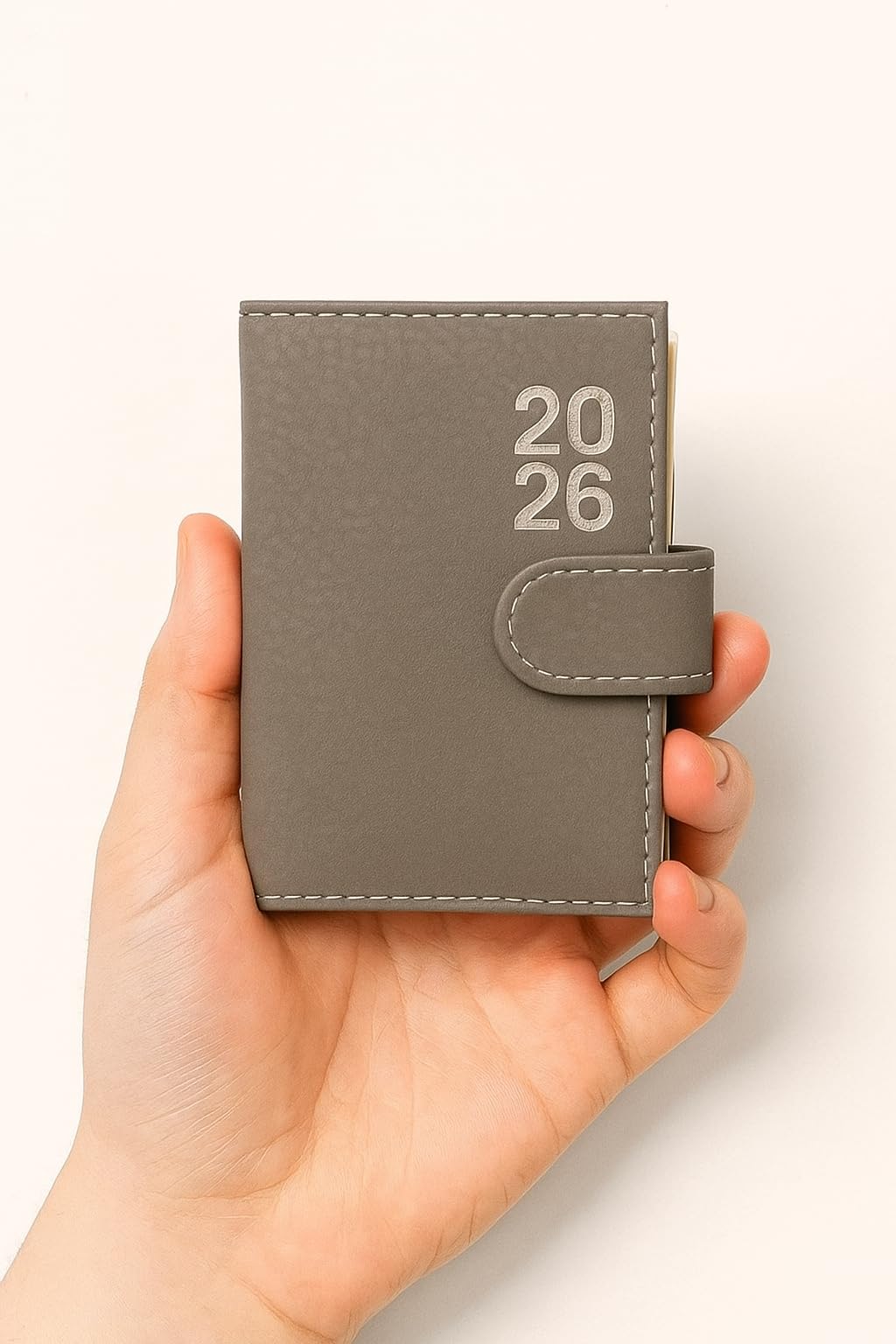 2026 Page a Day Diary Pocket Size A7 Diary Soft Leather Feel
