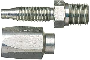 Gates 8C5-8RMP Attachable Field Brass Hose, 13/32" NPTF to Hose Compatible with...