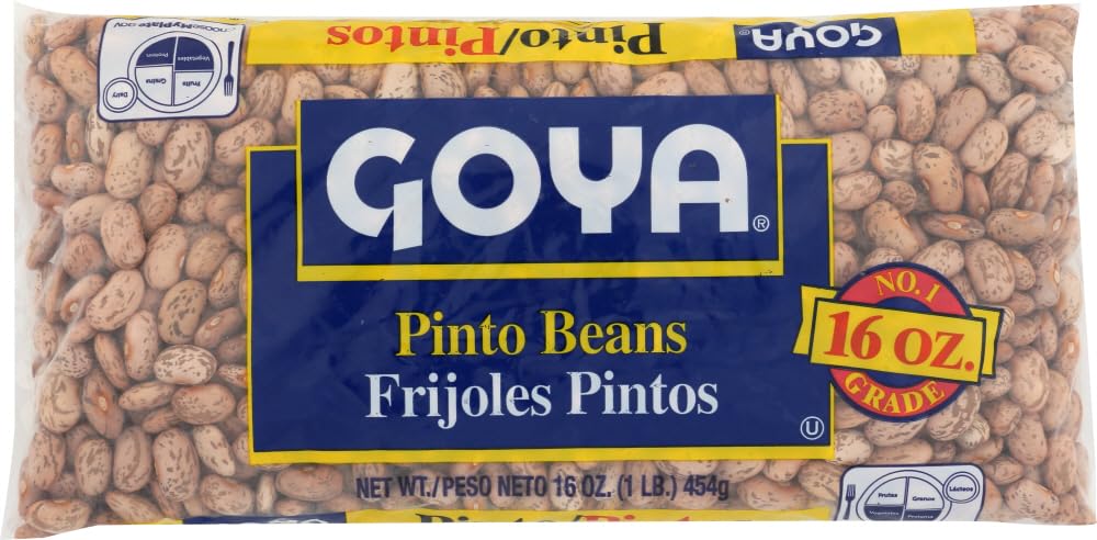 Goya Pinto Beans 1lb Bag 16oz.(pack of 6)
