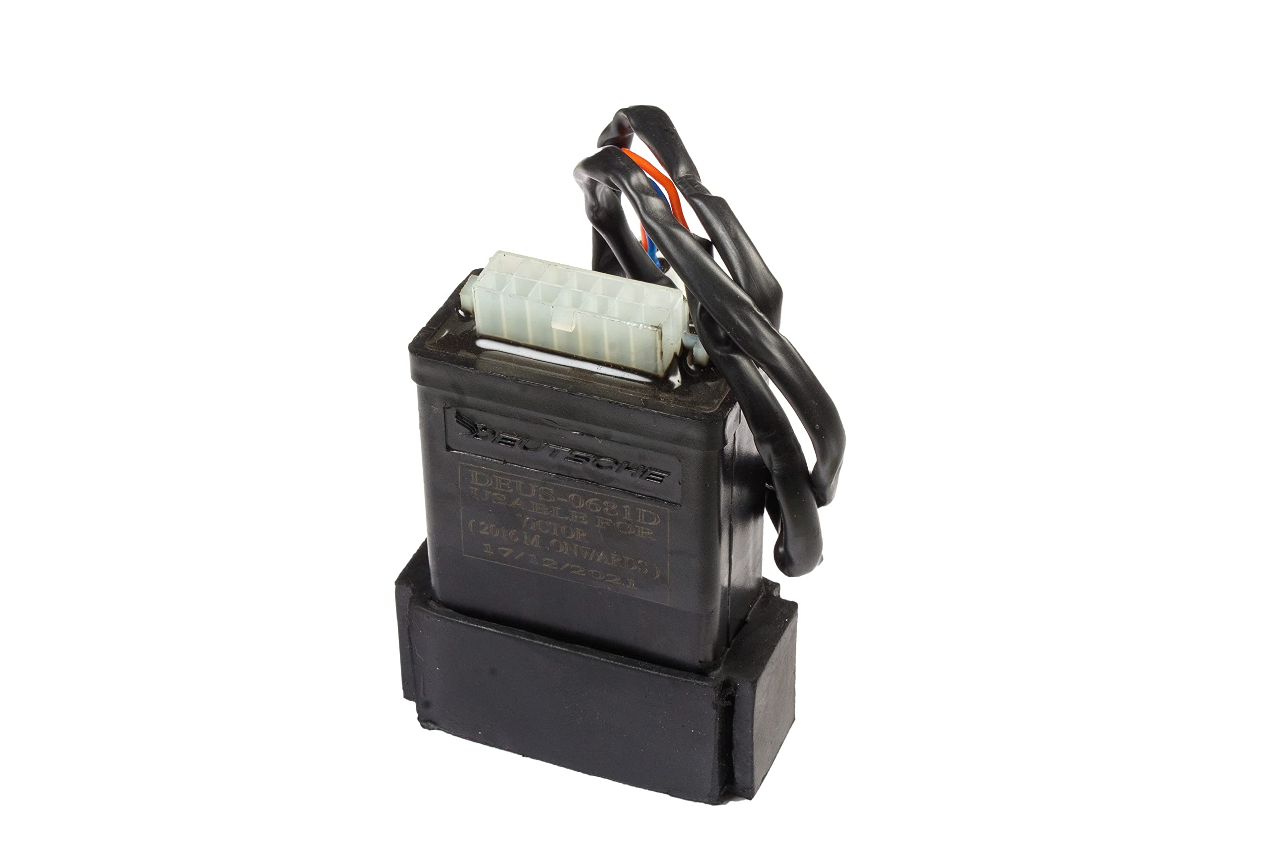 Deutsche Black High Quality Replacement CDI (14+2 pin) Unit Fit For TVS Victor (2016 Model Onwards)