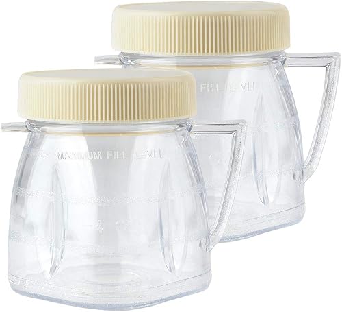 Paquete de 2 frascos Felji de 1 taza para licuadoras Oster Parte # 4937