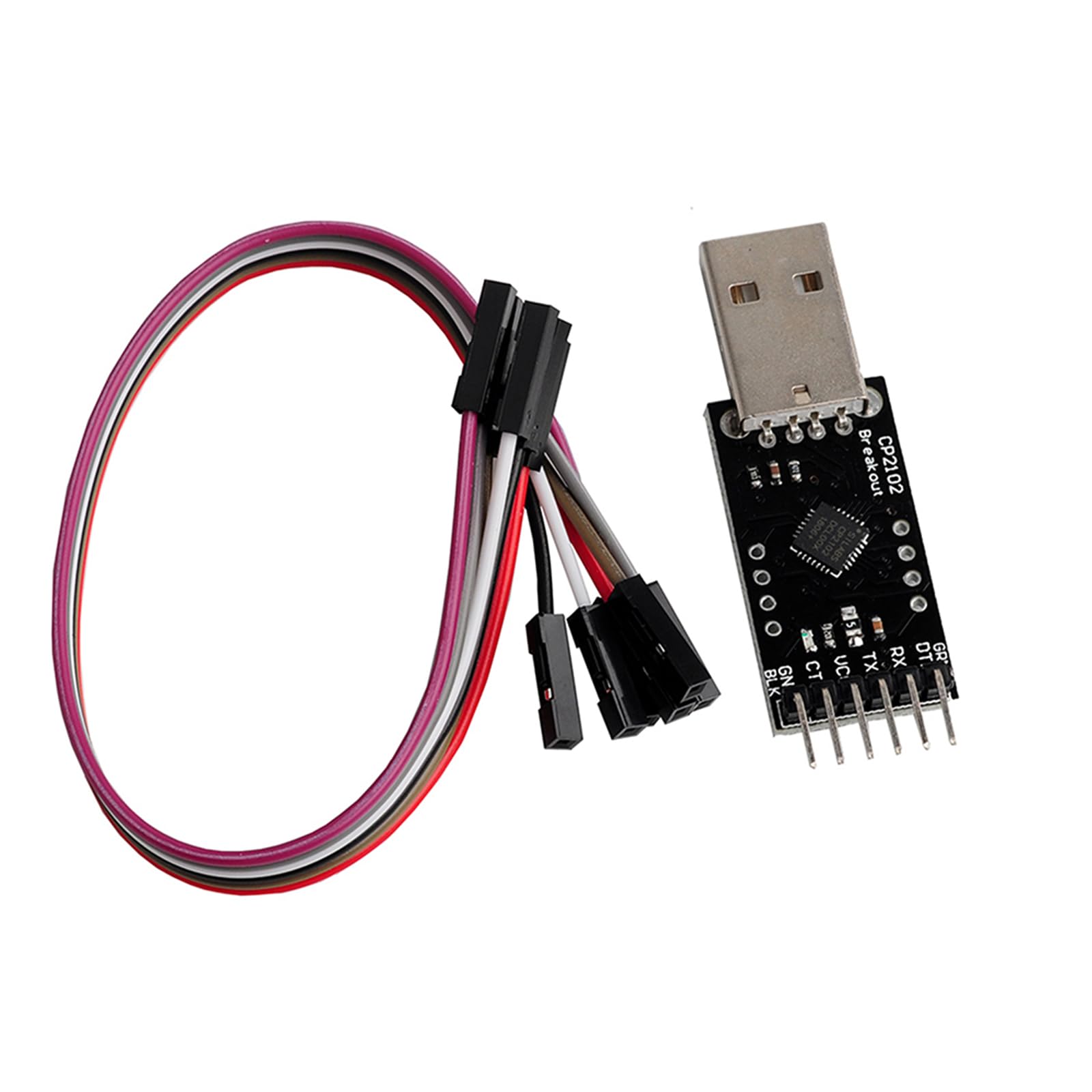 2er-Pack CP2102 HW598 USB-zu-TTL-Seriell-Konverter – Rot, Für PC & Laptop
