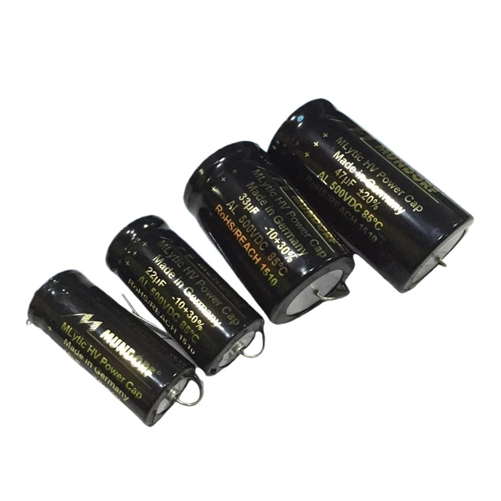 BALYDLUL 1PCS 500V 10uf 22uf 33uf 47uf 100uf 500v horizontal tube machine filter electrolysis(33uf 500V)