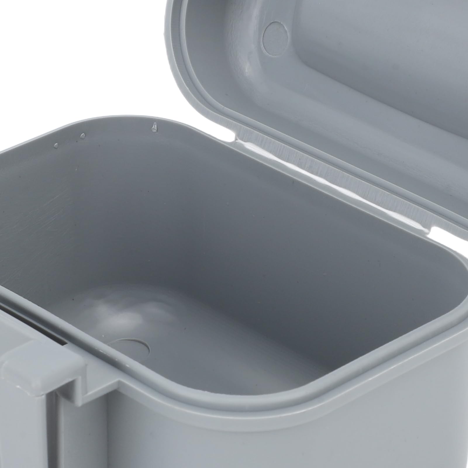 Pudełko na żywą przynętę wędkarską, pojemnik na przynęty, plastikowy, wodoodporny, odporny na ciepło, pojemnik na żywą przynętę, szary, rozmiar S, 38 x 38 cm