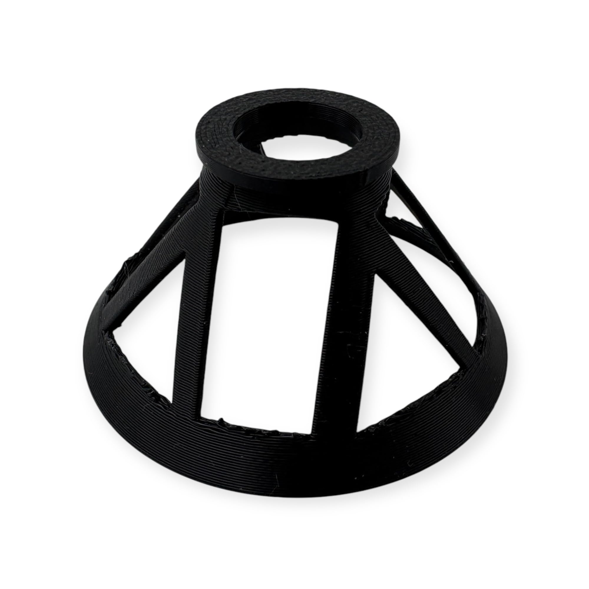 Reef-Safe Coral Frag Plug Stand - Black, 50mm Diameter, Holds Coral Frag Plugs in Sand - PETG Material. Pack of 3 - Image 2