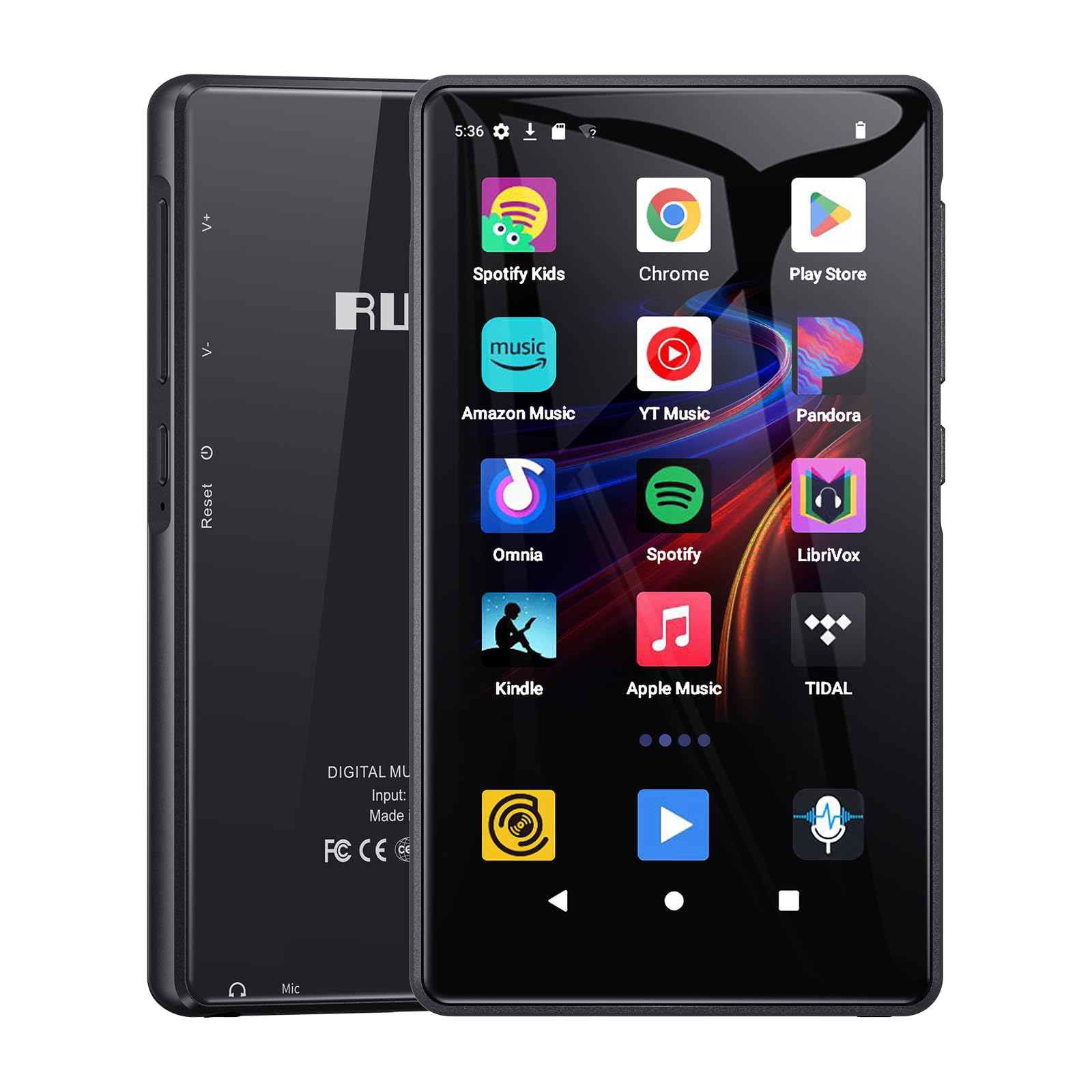 Amazon.com: RUIZU 163GB Android MP3 Player with Bluetooth and WiFi