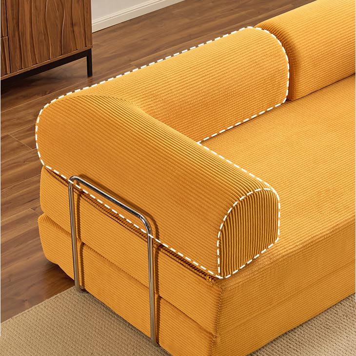 Kompresyjna sofa do spania Loveseat - wielofunkcyjna pianka z pamięcią kształtu kanapa wypoczynkowa z podłokietnikiem do małych przestrzeni