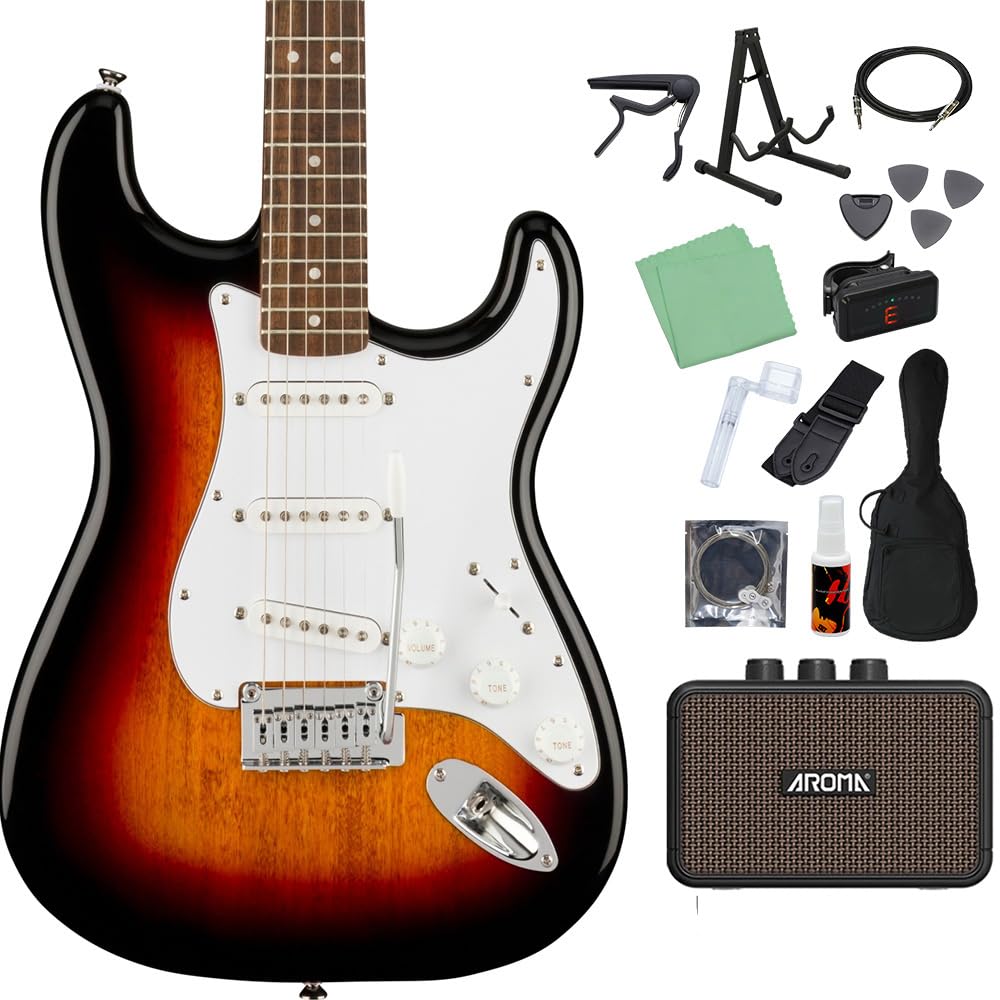 Amazon | Squier by Fender Affinity Series Stratocaster 3-Color