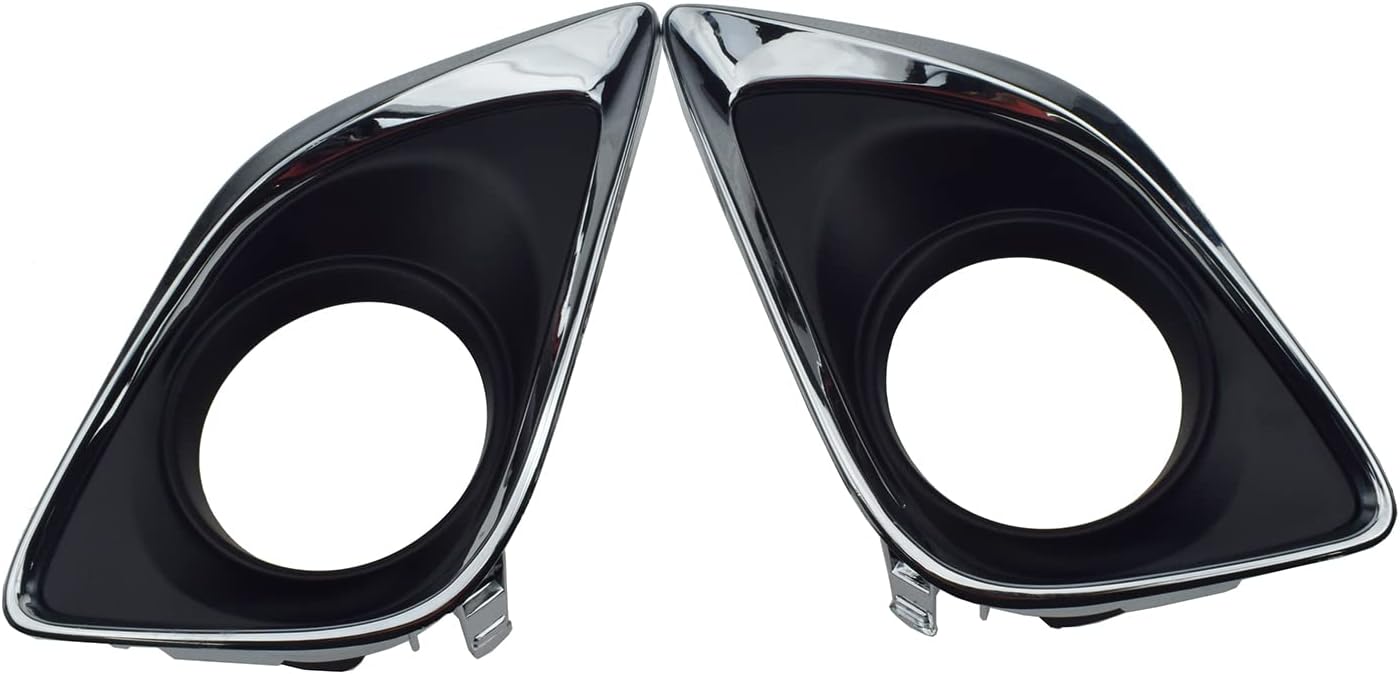 Front Left & Right Side Fog Light Covers Pair For Toyota Venza 2013-2016