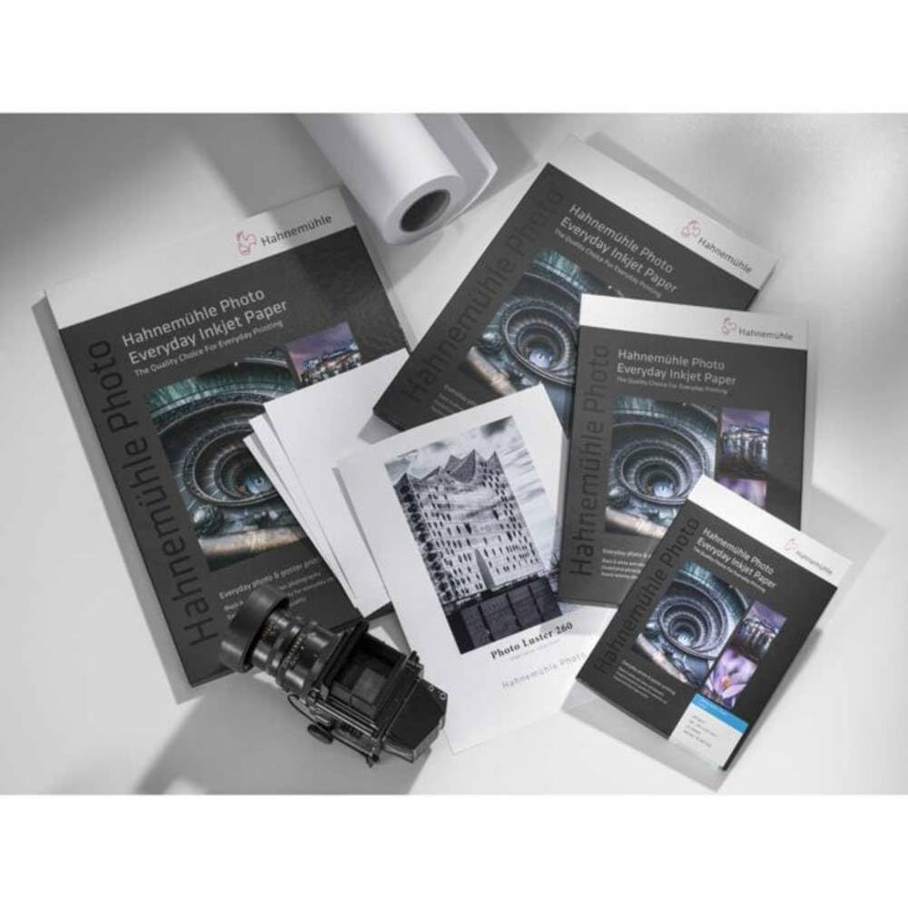 Hahnem?hle Photo Luster Papier, 260 g/m?, DIN A3+, 329 x 483 mm, hellwei?, Fotopapier