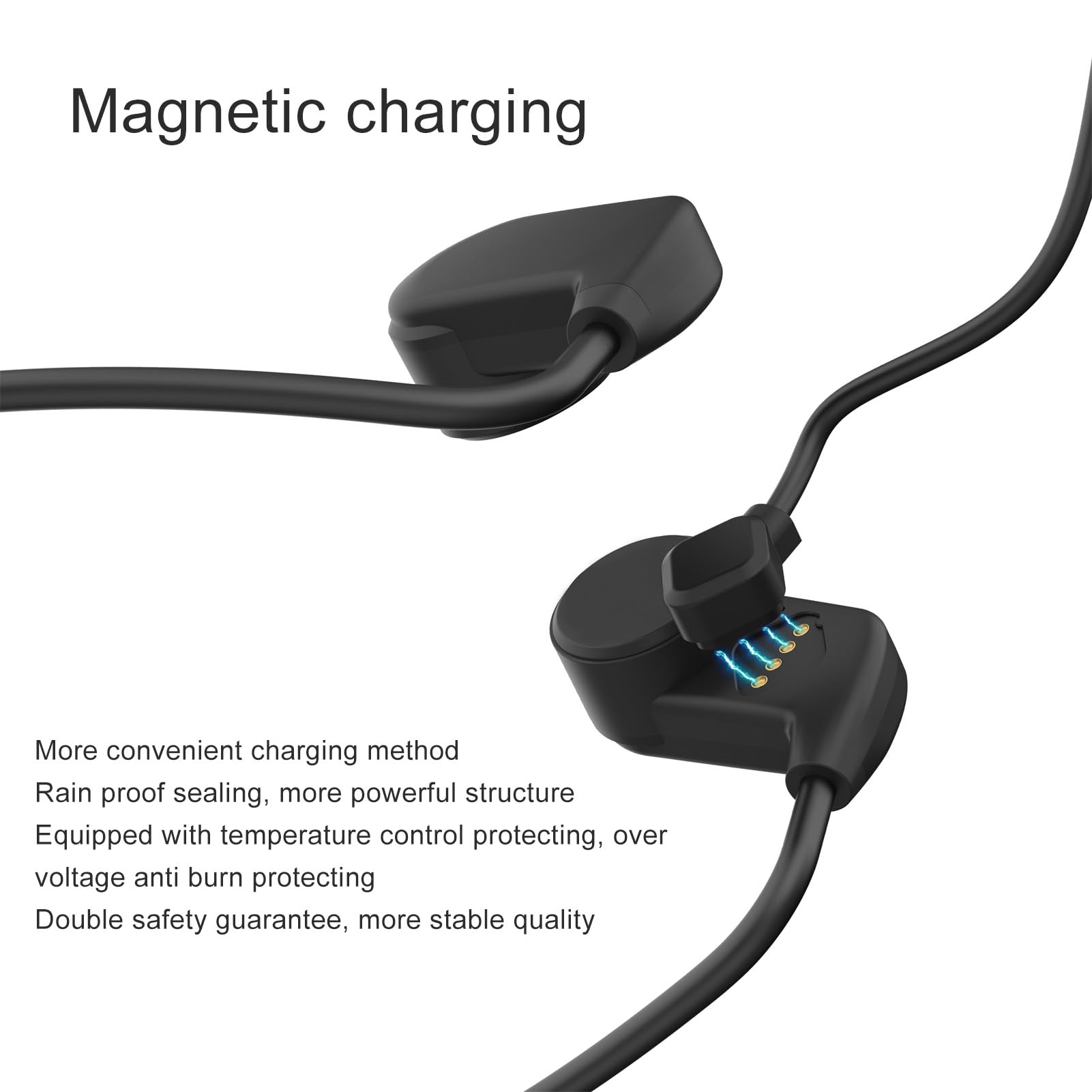 Annadue Cuffie per Nuoto, Cuffie Auricolari Bluetooth 5.0 IPX8 Bluetooth 5.0 con Memoria da 16 G, Comodo Auricolare Sportivo Subacqueo per Allenamento per la Corsa in Palestra (BLACK)