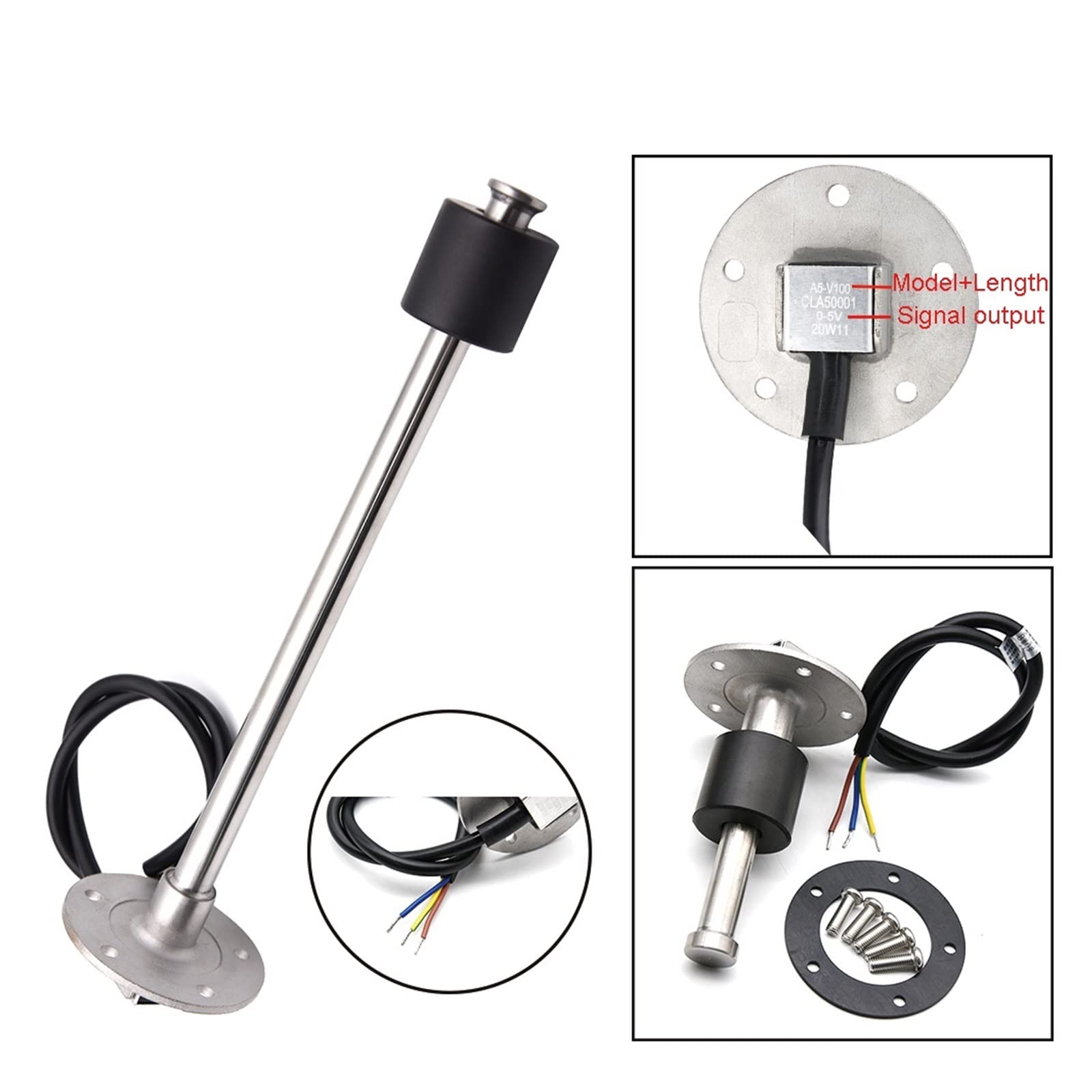 Unità di invio del carburante Indicatore di livello del serbatoio del carburante 0-5V Segnale di uscita Sensore di livello del serbatoio dell'olio automatico adatto for unità di invio carburante for b