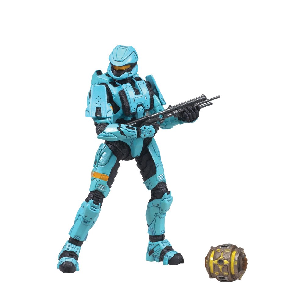Halo 3 Wave 5 - Spartan Soldier Scout Blue Action Figure : Amazon