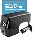 Coruscant Electric Stapler, Heavy Duty Desktop Stapler, Includes 2000 Staples and 1 Staple Remover, No-Jam Automatic AC or Battery Powered, 25 Sheet, Professional for Office Home School Use