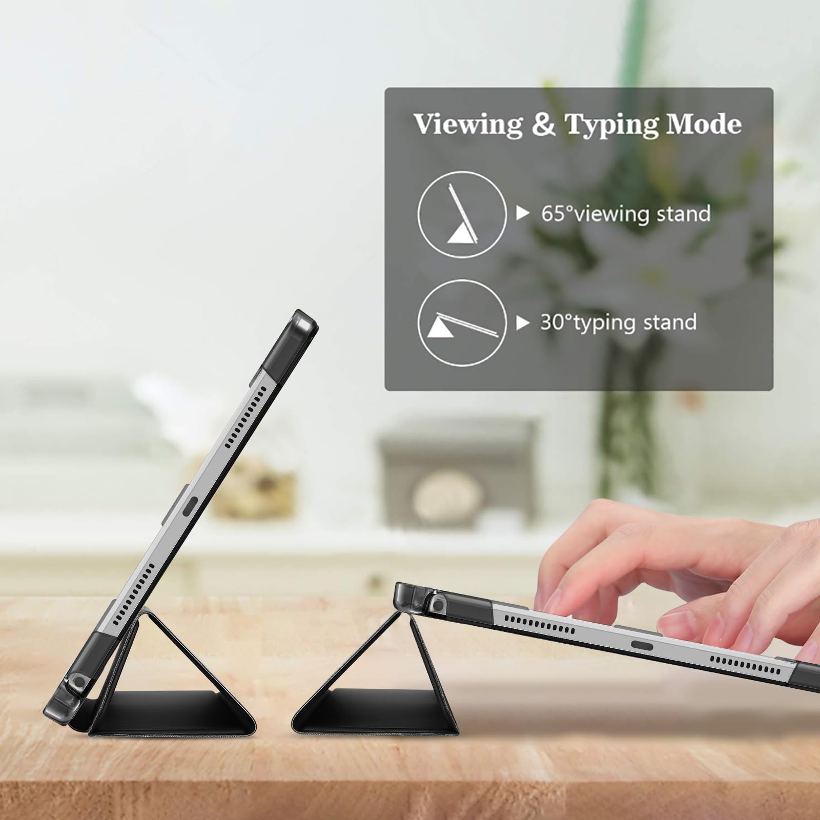 ProCase Cover per Lenovo Idea Tab 11 Pollice 2025/K11 Gen 2 2025, Custodia Copertura Intelligente con Supporto Sottile -Nero