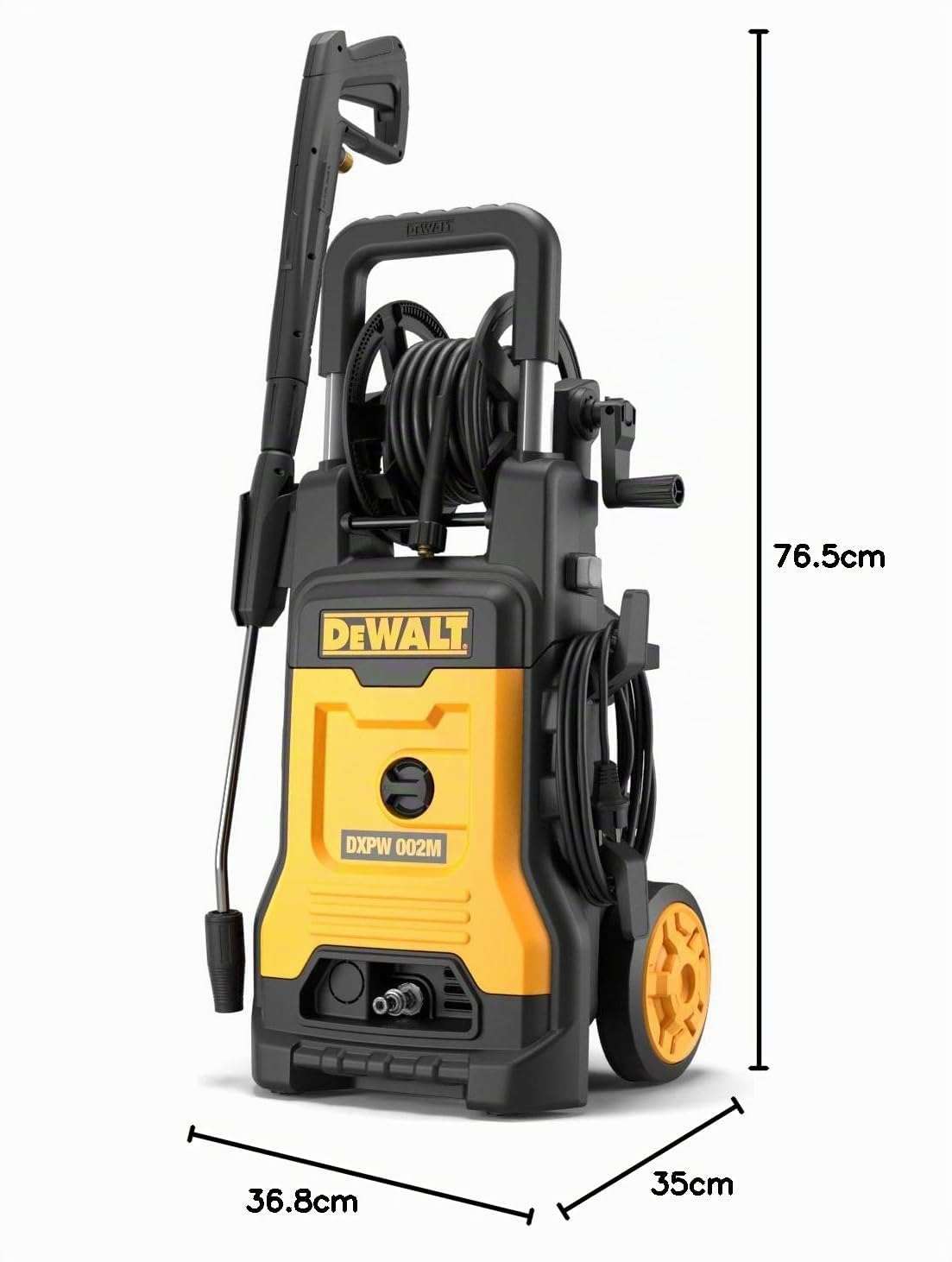 DEWALT Hidrolimpiadora de Alta Presión DXPW002ME (2100 W, 150 Bar, 450 l/h)