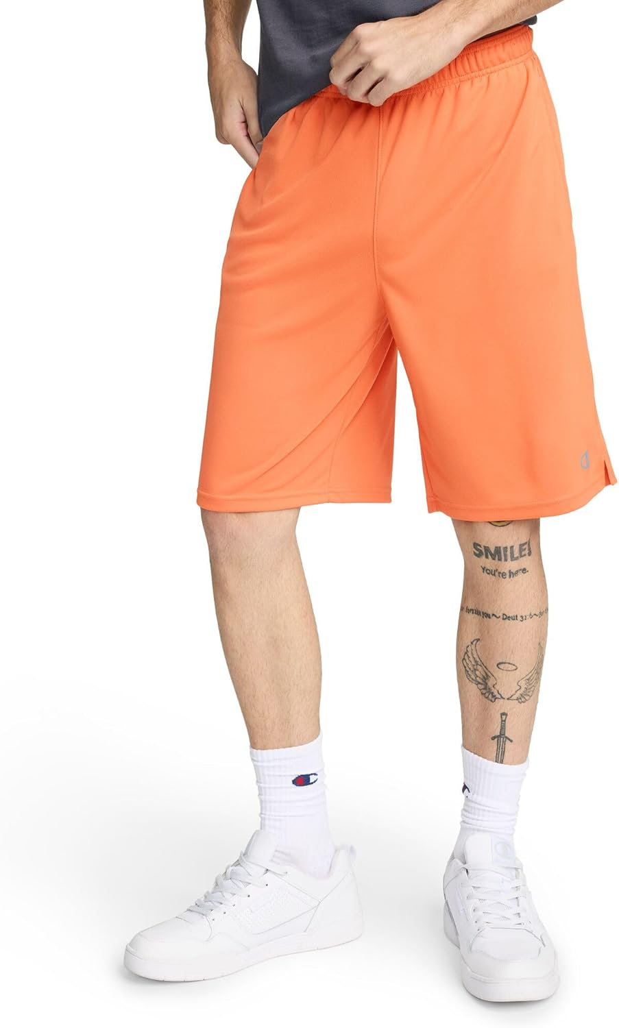 Champion Men's Sport Shorts, Standard Fit, 10 Inch Inseam, Lightweight Fabric, Moisture-Wicking Available Regular, Big & Tall