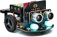 Vista 1 de KEYESTUDIO Micro:bit V2 Robot Starter Kit (sin Microbit) para Makecode y Python
