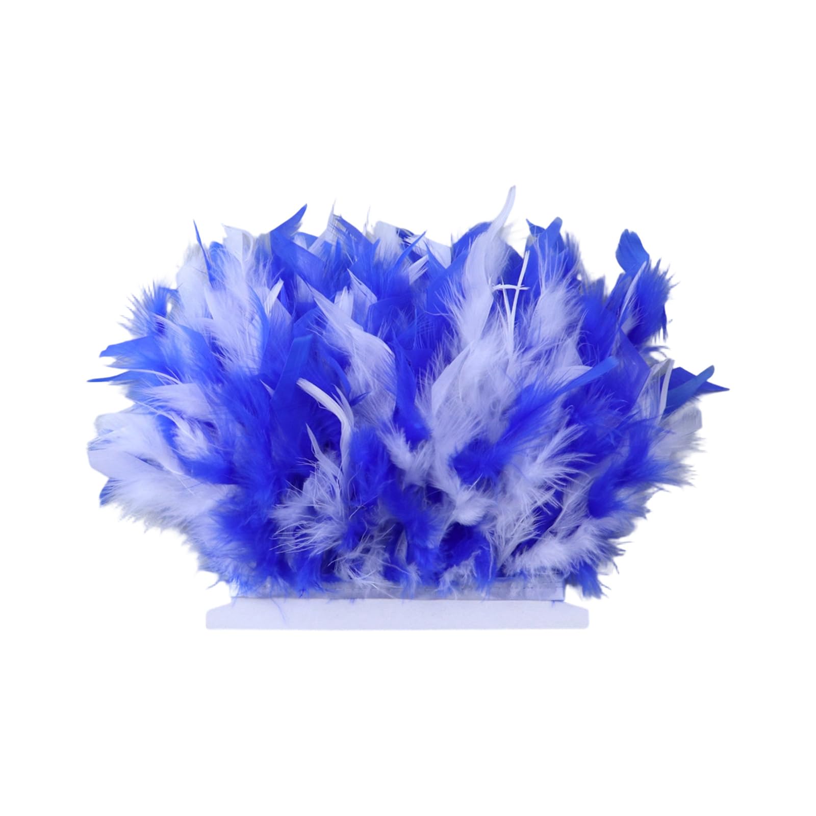 Sbshiouu D Two-Tone Flame 100Cm Natural Colorful Plumage For Craft, Costume & Party Ecoration, Headpi Flexible Craft Quills