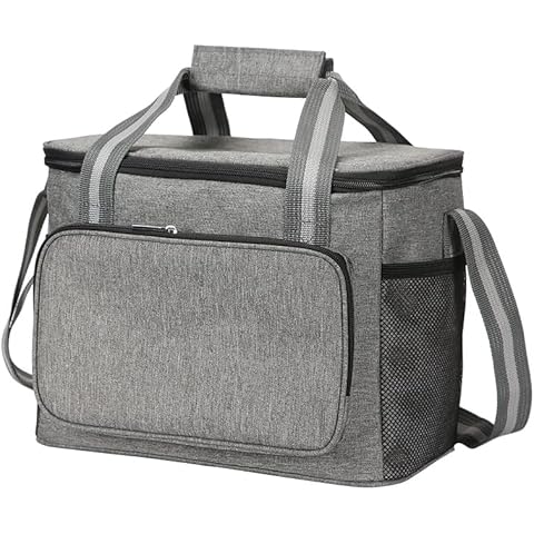 ADDIMOR Lunch Bag for Work, 14L Insulated Cooler Tote Bag Water Resistant Lunch Box Adult Tote Lunch Bag for Women/Men Work Picnic Beach or Travel Cover