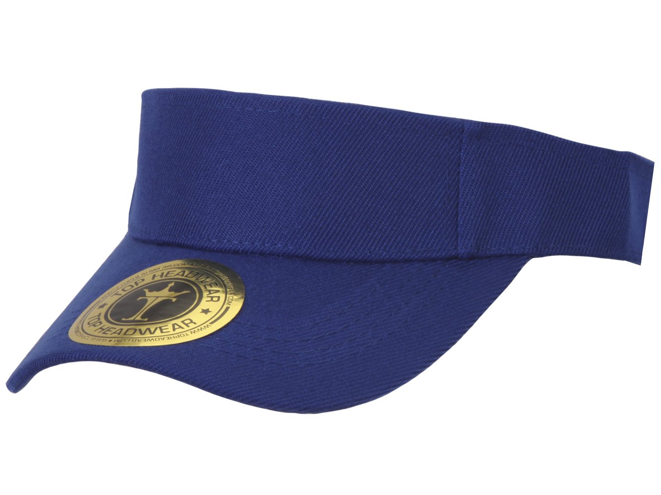 TOP HEADWEAR Solid Adjustable Blank Visor