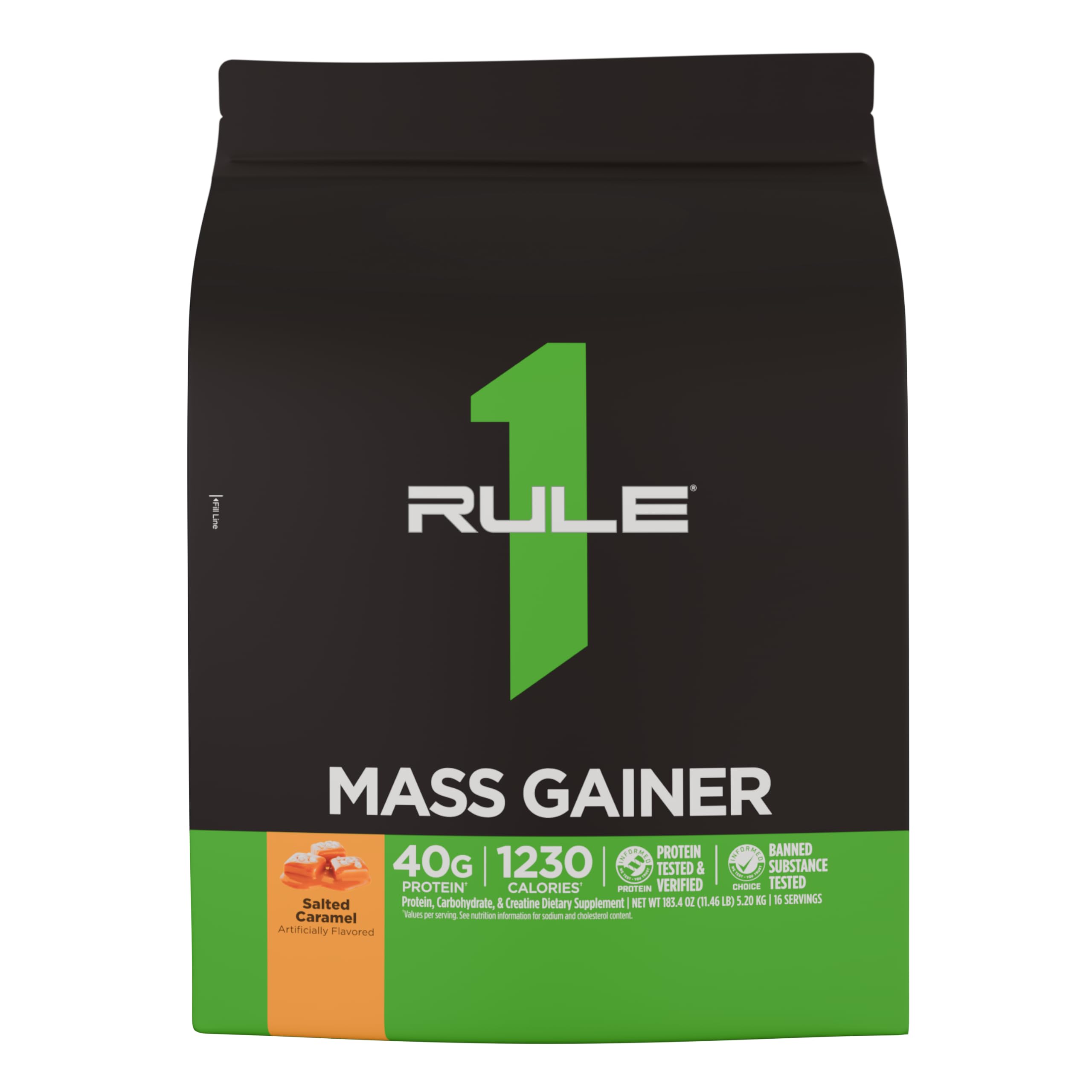 Rule 1 Proteins Mass Gainer, Strawberries & Crème, 8 Servings — Amazon image 12