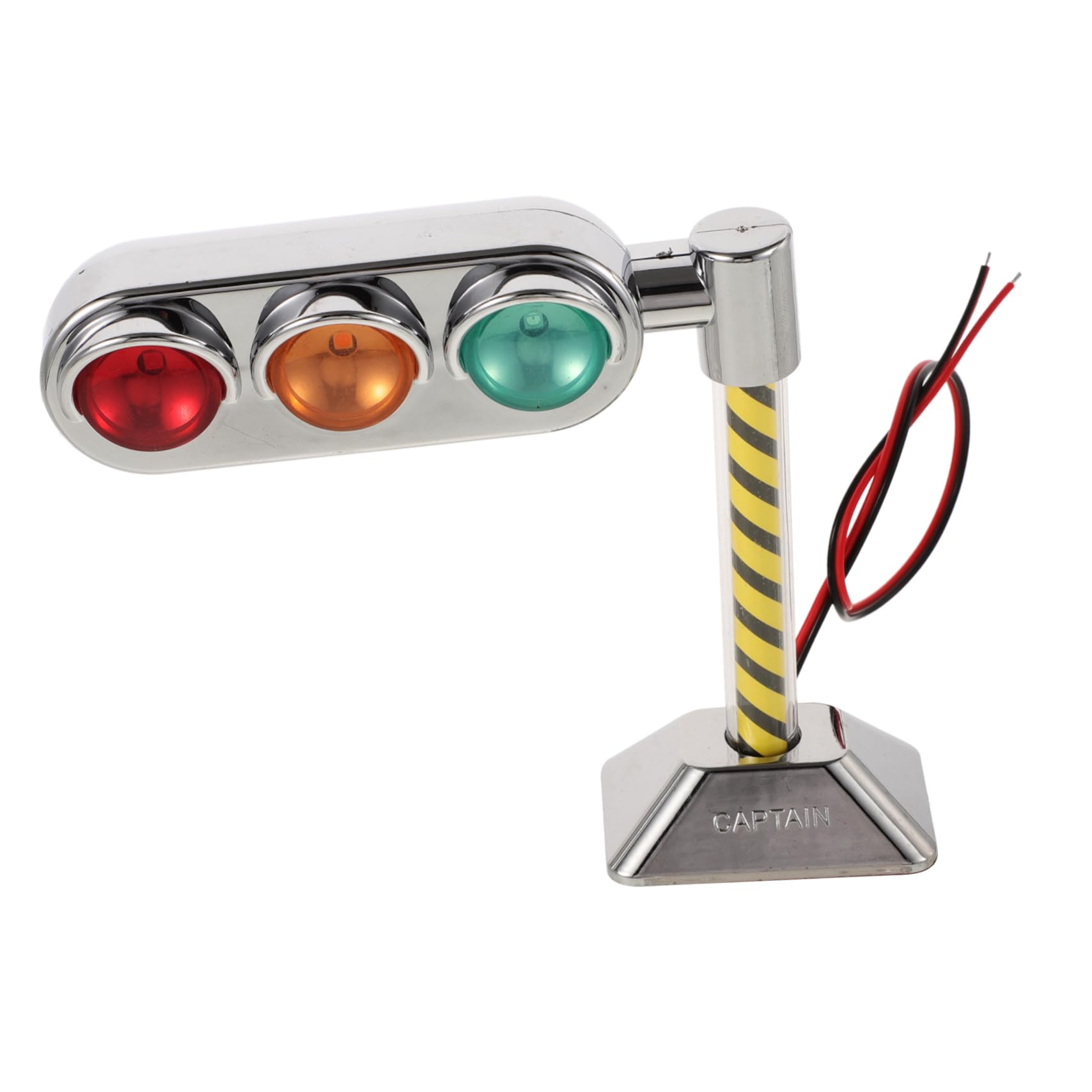 STOBOK Mini Traffic Light Decor LED Street Lamp Ornament for Car Interior Table Decoration Easy Installation Fun Vehicle Accent Traffic Lamps for Rooms Themed Parties
