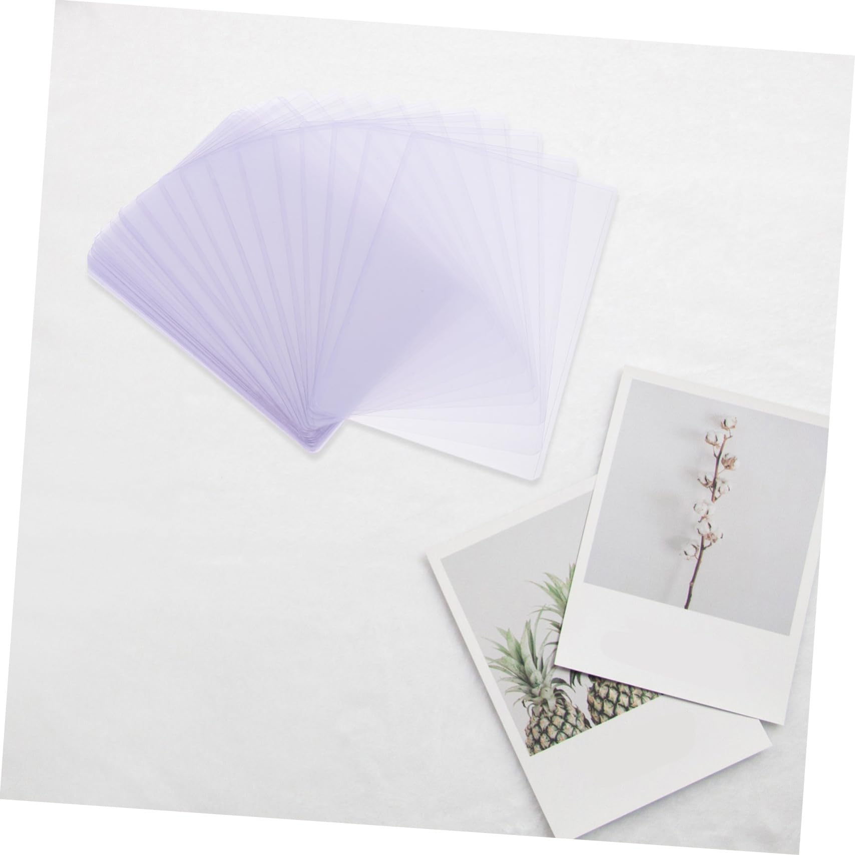 Baluue 30 Stück Transparente Hartplastik Schutzhüllen für Fotos Postkarten Dokumente Kratzfest UV beständig Verstärkte Hitzeversiegelte Kanten Klare Sichtschutzfolien